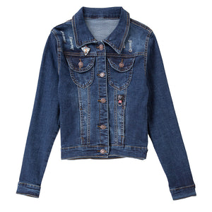 Women's Stretch Denim Jacket