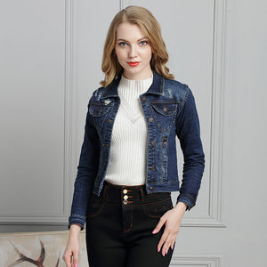 Women's Stretch Denim Jacket