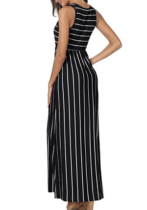 Casual Long Maxi Dress with Pockets