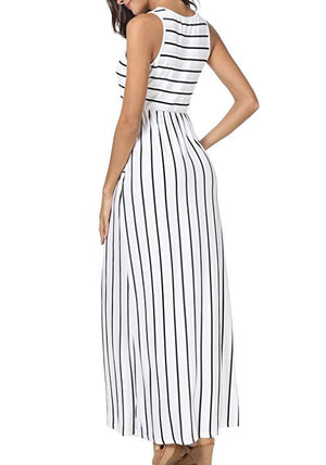 Casual Long Maxi Dress with Pockets