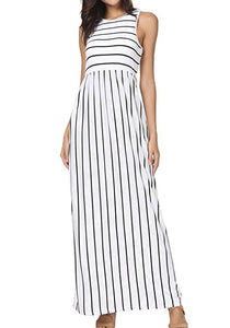 Casual Long Maxi Dress with Pockets