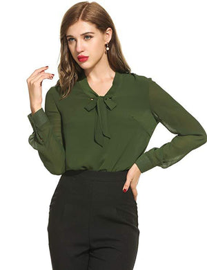 Casual Office Work Blouse